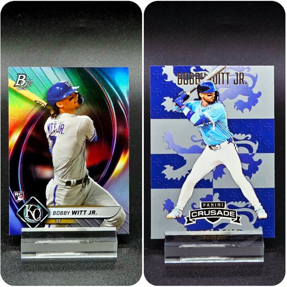 Bobby Witt Jr. Crusade Gold Bowman Platinum RC Kansas City Royals Star